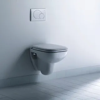 Duravit Wand-WC D-Code Compact 480 mm Tiefspüler, weiß, HYG – Bild 2