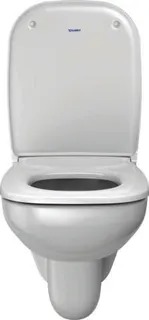 Duravit Wand-WC D-Code Compact 480 mm Tiefspüler, weiß – Bild 5