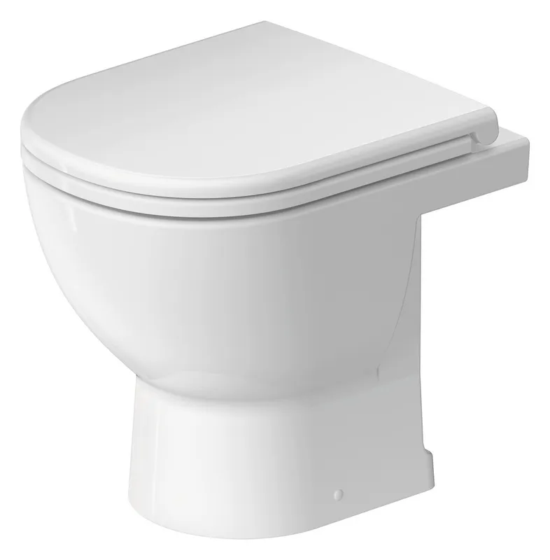 Duravit D-Code 2.0 Stand WC,TS Compact 480mm Rimless,Abg .Waagr.,Weiß