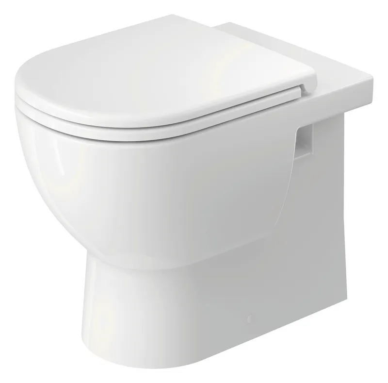 Duravit D-Code 2.0 Stand WC,TS 570mm, Rimless,Abg .Waagr.,Weiß
