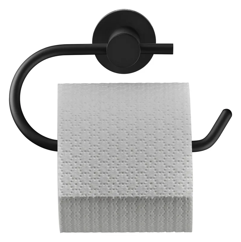 Duravit D-Code Papierrollenhalter 165x165x99 mm, Schwarz Matt