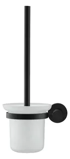 Duravit D-Code Bürstengarnitur, Wandhängend Schwarz Matt