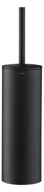 Duravit D-Code Bürstengarnitur, Bodenstehend Schwarz Matt