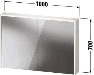 Duravit D-Code 2.0 SPS m.LED Bel., Türen 2, Steckd.1, 1000x700x148, Weiß, FR