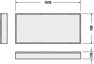 Duravit D-Code Duschwanne, Rechteckig, 1600x750x85 mm, Weiß, Sanitäracryl – Bild 5