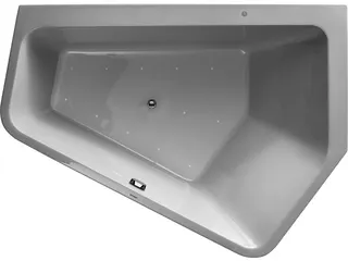 Duravit Paiova 5 Whirlw. 1900x1400mm Ecke R Nahtl.VK,Rückens.2 Pos.R,Air-Syst.,Weiß – Bild 2