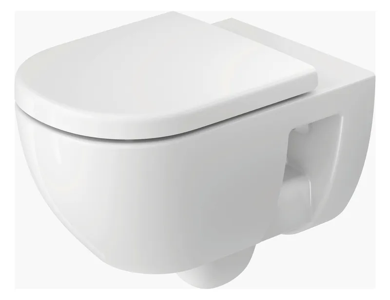 Duravit D-Code 2.0 WWC TS 570mm, rimless Weiß