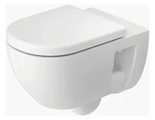 Duravit D-Code 2.0 WWC TS 570mm, rimless Weiß