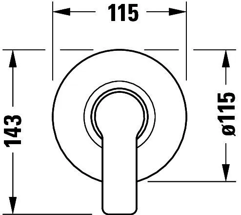 DU D-Code 2.0 Einh.-Brausemischer UP Set Keramikmischsystem, Schwarz Matt