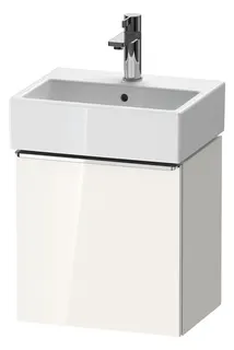 Duravit D-Neo WTU,Wandh,TA:LI,Tür:1,Gr:Chrom 434x322x440mm,Weiß Hochglanz,Dekor