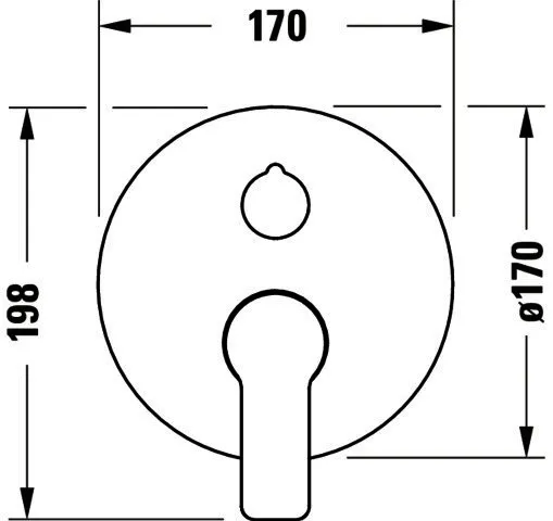 Duravit D-Code 2.0 Einh.-Wannenmischer UP Keramikmischsyst., Sicherungsk.,Chrom HG