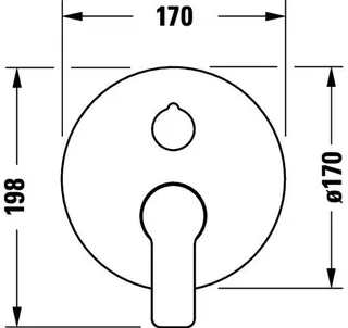 Duravit D-Code 2.0 Einh.-Brausemischer UP Keramikmischsyst.,Umstellvent.,Chrom HG
