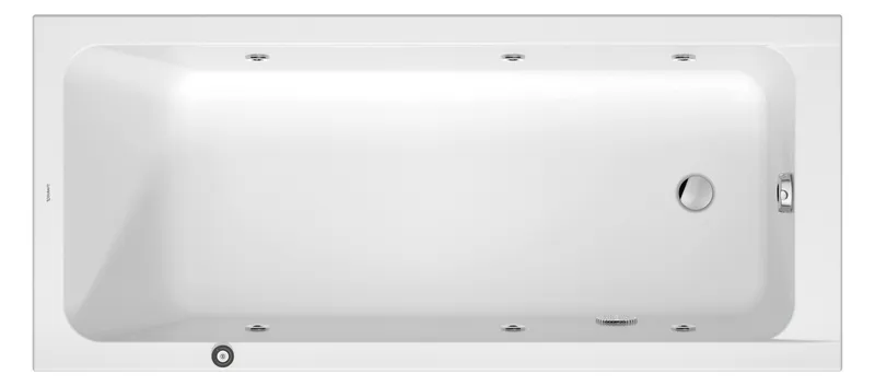 DU D-Code 2.0 Whirlw. 1700x750mm, Einbau Jet-Project, Weiß