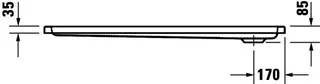 Duravit D-Code Duschwanne, 1300x900x85 mm, Weiß, Sanitäracryl – Bild 5