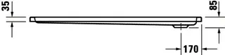 Duravit D-Code Duschwanne, 1400x750x85 mm, Weiß, Sanitäracryl – Bild 2