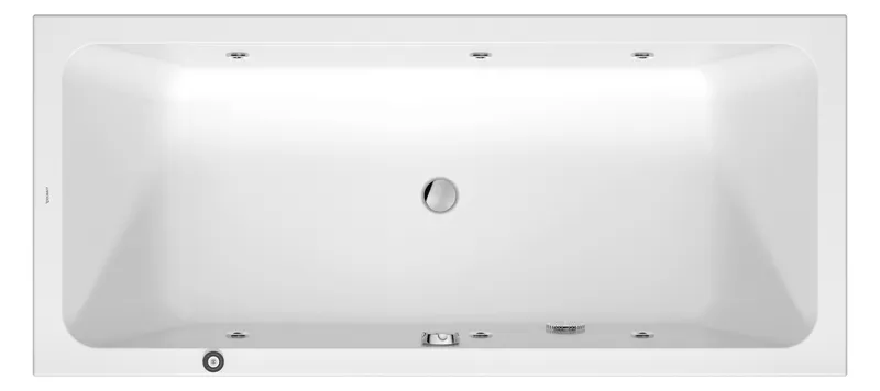 DU D-Code 2.0 Whirlw. 1800x800mm, Einbau 2 Rückenschrägen, Jet-Project, Weiß