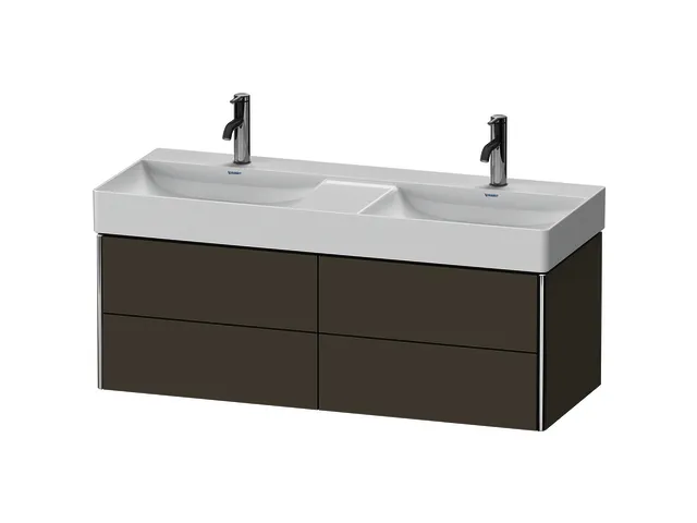 Duravit WTU XSquare wandh.,397x1184x460mm 4Schubkästen,steingrau seidenmatt