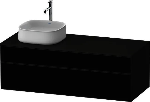 Duravit Kons-WTU wh Zencha 550x1300x442mm schw. Linienstr./graph. spm. 1 AZ 1 SK