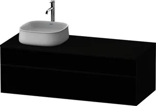 Duravit Kons-WTU wh Zencha 550x1300x442mm schw. Linienstr./graph. spm. 1 AZ 1 SK