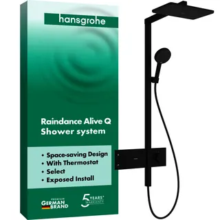 Hansgrohe Showerpipe Raindance Alive Q 210/340 1jet mit Thermostat MSW – Bild 3
