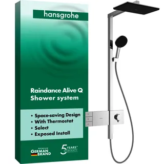 Hansgrohe Showerpipe Raindance Alive Q 210/340 2jet mit Thermostat chrom