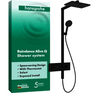 Hansgrohe Showerpipe Raindance Alive Q 210/340 2jet mit Thermostat MSW – Bild 3