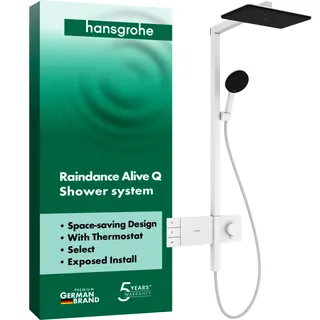 Hansgrohe Showerpipe Raindance Alive Q 210/340 2jet mit Thermostat MW – Bild 2