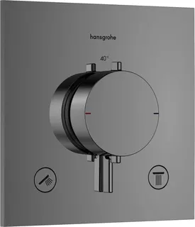 Hansgrohe Thermostat UP Ecostat Comfort E Fertigset 2 Verbraucher chrom – Bild 2