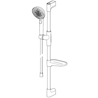 Wandst.garnitur HANSAAURELIA 4716 3-strahlig chr – Bild 2