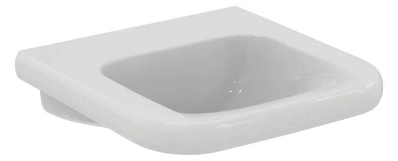 Ideal Standard Waschtisch Contour 21+ ohne Hahnloch ohne Überlauf 545x550x195mm Weiß SmartGuard+