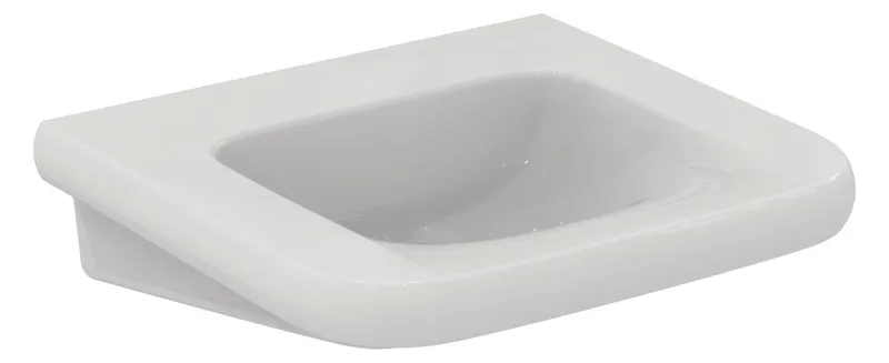 Ideal Standard Waschtisch Contour 21+ ohne Hahnloch ohne Überlauf 600x555x175mm Weiß SmartGuard+