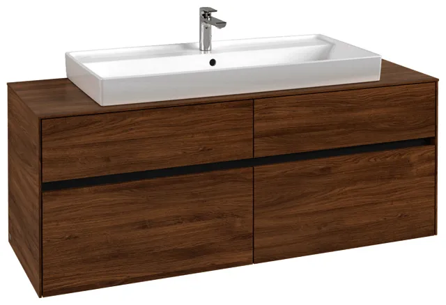 Villeroy & Boch WTUS Collaro C09200 1400x548x500mm 4 Ausz. Waschtisch m.tig Kansas Oak