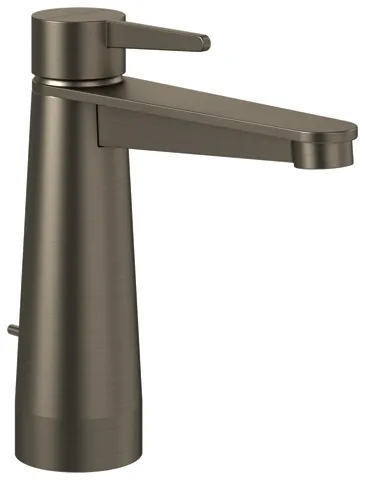 Villeroy & Boch Einhebel-Waschtisch-Arm. Conum 49x169x165mm Zugst-Ablgarn. BrushedNickelMatt