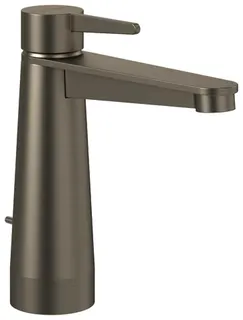 Villeroy & Boch Einhebel-Waschtisch-Arm. Conum 49x169x165mm Zugst-Ablgarn. BrushedNickelMatt