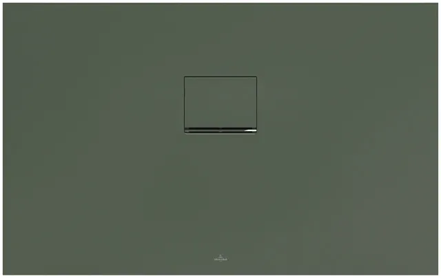 Villeroy & Boch Duschwanne Squaro Infinity 1200x750x40mm re- eckig EB:li/re flb Einb AR Morning Green
