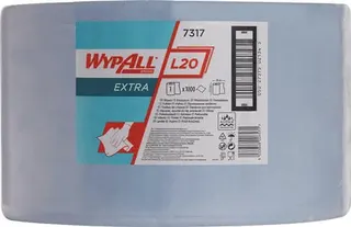 Wischtuch WYPALL L20 EXTRA+ L380xB235ca. mm blau 2-lagig