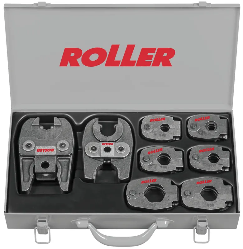 Roller Stahlblechkasten mit Einlage für 6 Pressringe S, Z8,Mini Z8