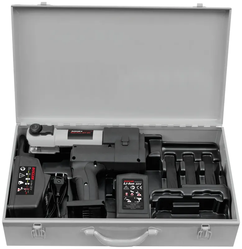 ROLLER'S Multi-Press 22 V ACC Basic-Pack im Stahlblechkasten