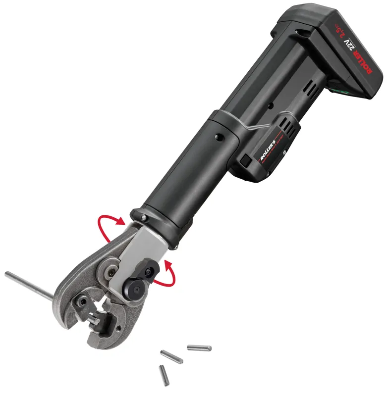 ROLLER'S Multi-Press Mini S 22V Super-A Promotion-Set im Stahlblechkasten