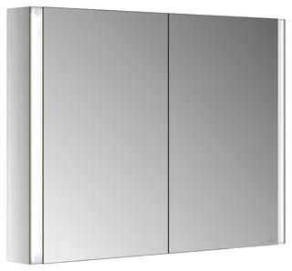 ACTIS Spiegelschrank BASE Alu LED-Bel. 1000x710x127mm 2-türig Korpus verspieg.