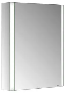 ACTIS Spiegelschrank BASE Alu LED-Bel. 600x710x127mm 1-türig links verspiegelt