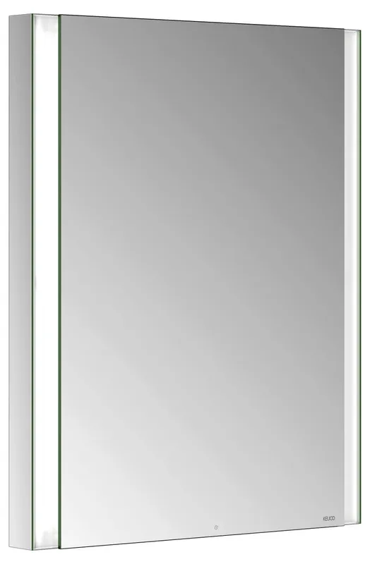 ACTIS Spiegelschrank BASE Alu LED-Bel. WEB 600x710x115mm 1-trg links verspieg.