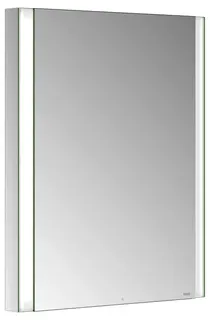 ACTIS Spiegelschrank BASE Alu LED-Bel. WEB 600x710x115mm 1-trg rechts verspieg.