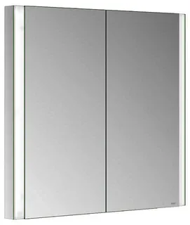 ACTIS Spiegelschrank BASE Alu LED-Bel. WEB 800x710x115mm 2-trg Korpus verspieg.