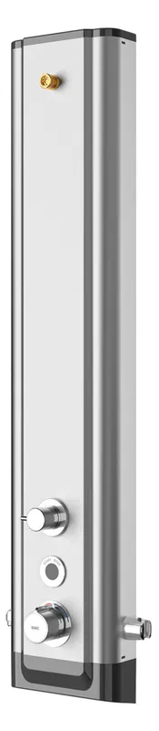 Aquarotter DUPA, F5, elek., Edelstahl, Therm., Umst Kopf-Handbrause, für Batt./Netzteil
