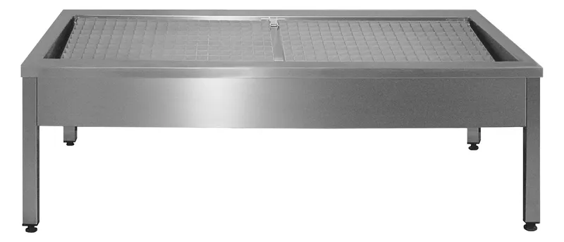 Aquarotter Stiefelreinigungsanlage, SIRIUS, Edelstahl, 1400x500x600 mm