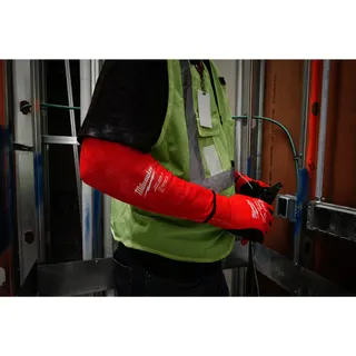 Arm Schnittschutz Kl. C 40 cm rot – Bild 5