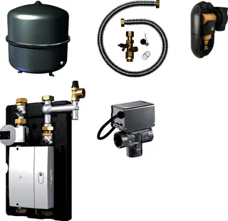 BOSCH Badewanne-Hybridpaket BOPA ST BEG 301 HW-Set, Bypass, MAG, Abscheider 1 1/4"