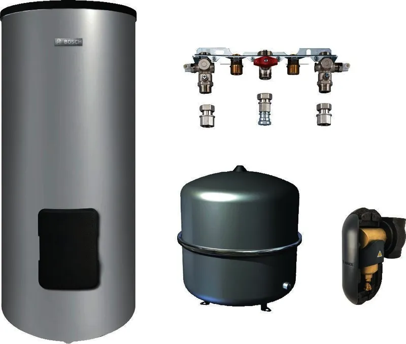 BOSCH Badewanne-Hybridpaket BOPA ST CSH 002 WP 300 KP 1 B, Abscheider 1"