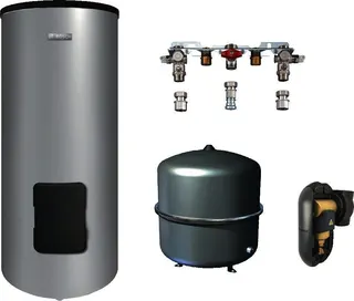 BOSCH Badewanne-Hybridpaket BOPA ST CSH 002 WP 300 KP 1 B, Abscheider 1"